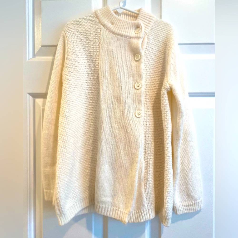 Janie and Jack cream sweater.  Size 8.